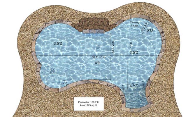 Tahitian Without Spa Pool Design